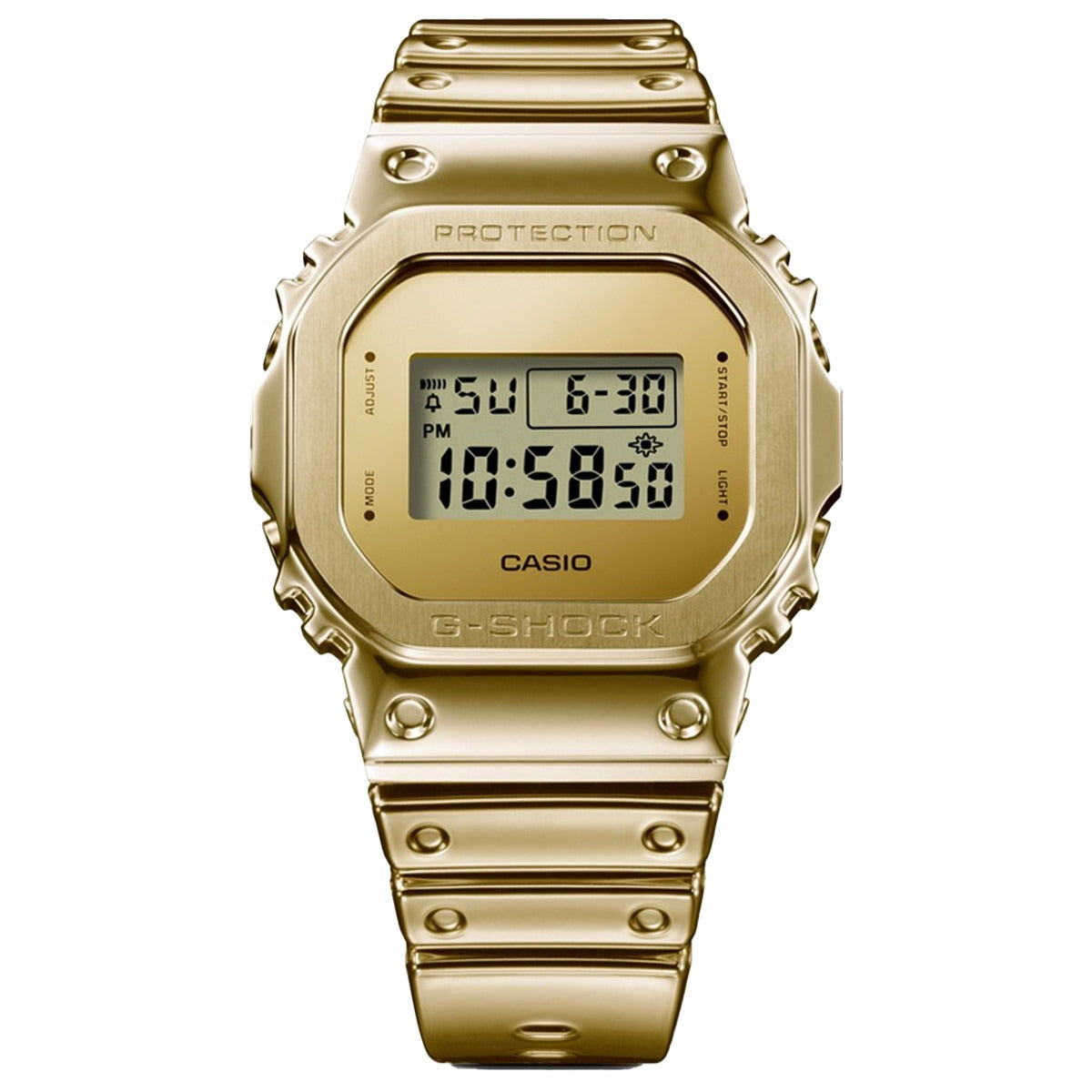 G-SHOCK デジタル カシオ Gショック CASIO 腕時計 メンズ GM-5600YMG-9JF FINE METALLIC SERIES ゴールド メタルベゼル【2025 新作】