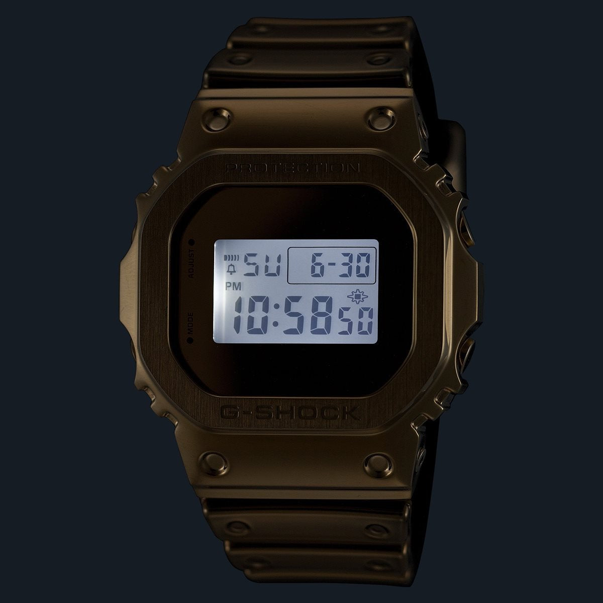 G-SHOCK デジタル カシオ Gショック CASIO 腕時計 メンズ GM-5600YMG-9JF FINE METALLIC SERIES ゴールド メタルベゼル【2025 新作】