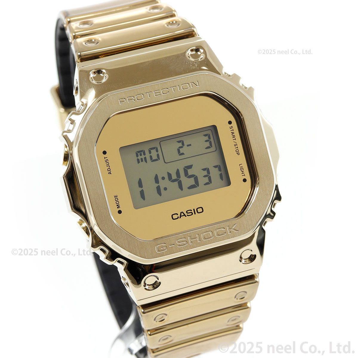 G-SHOCK デジタル カシオ Gショック CASIO 腕時計 メンズ GM-5600YMG-9JF FINE METALLIC SERIES ゴールド メタルベゼル【2025 新作】