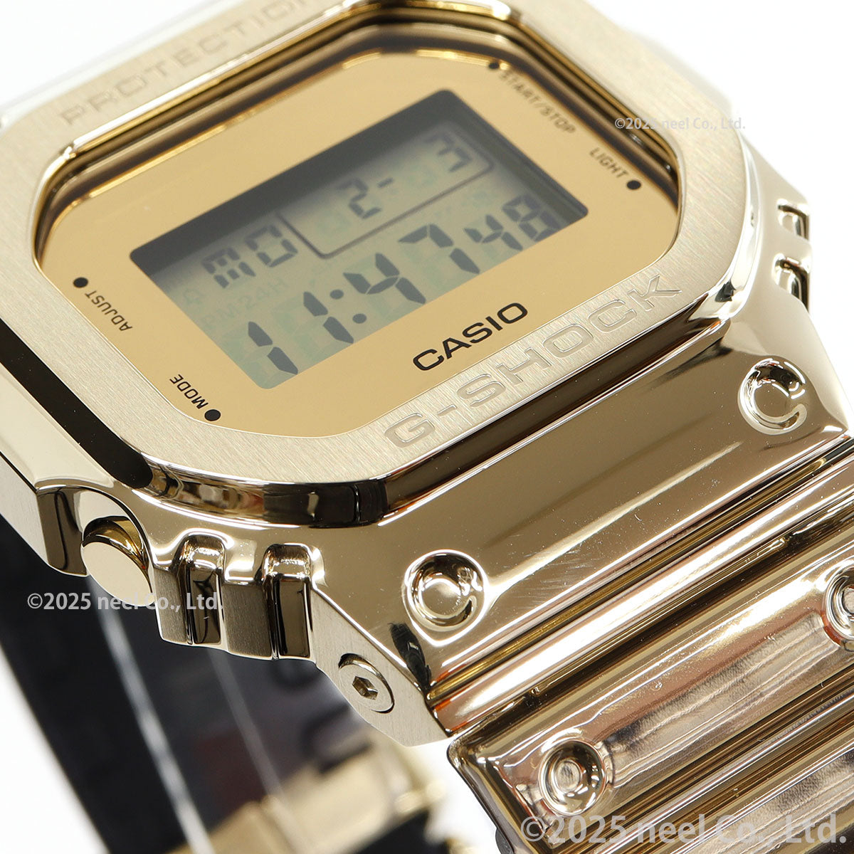 G-SHOCK デジタル カシオ Gショック CASIO 腕時計 メンズ GM-5600YMG-9JF FINE METALLIC SERIES ゴールド メタルベゼル【2025 新作】