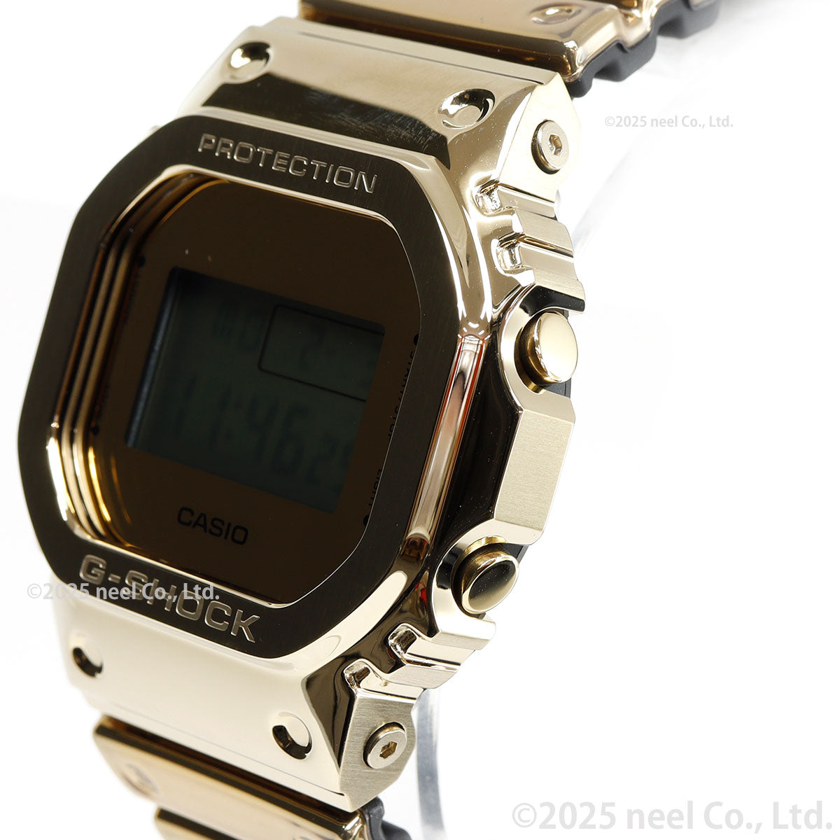 G-SHOCK デジタル カシオ Gショック CASIO 腕時計 メンズ GM-5600YMG-9JF FINE METALLIC SERIES ゴールド メタルベゼル【2025 新作】