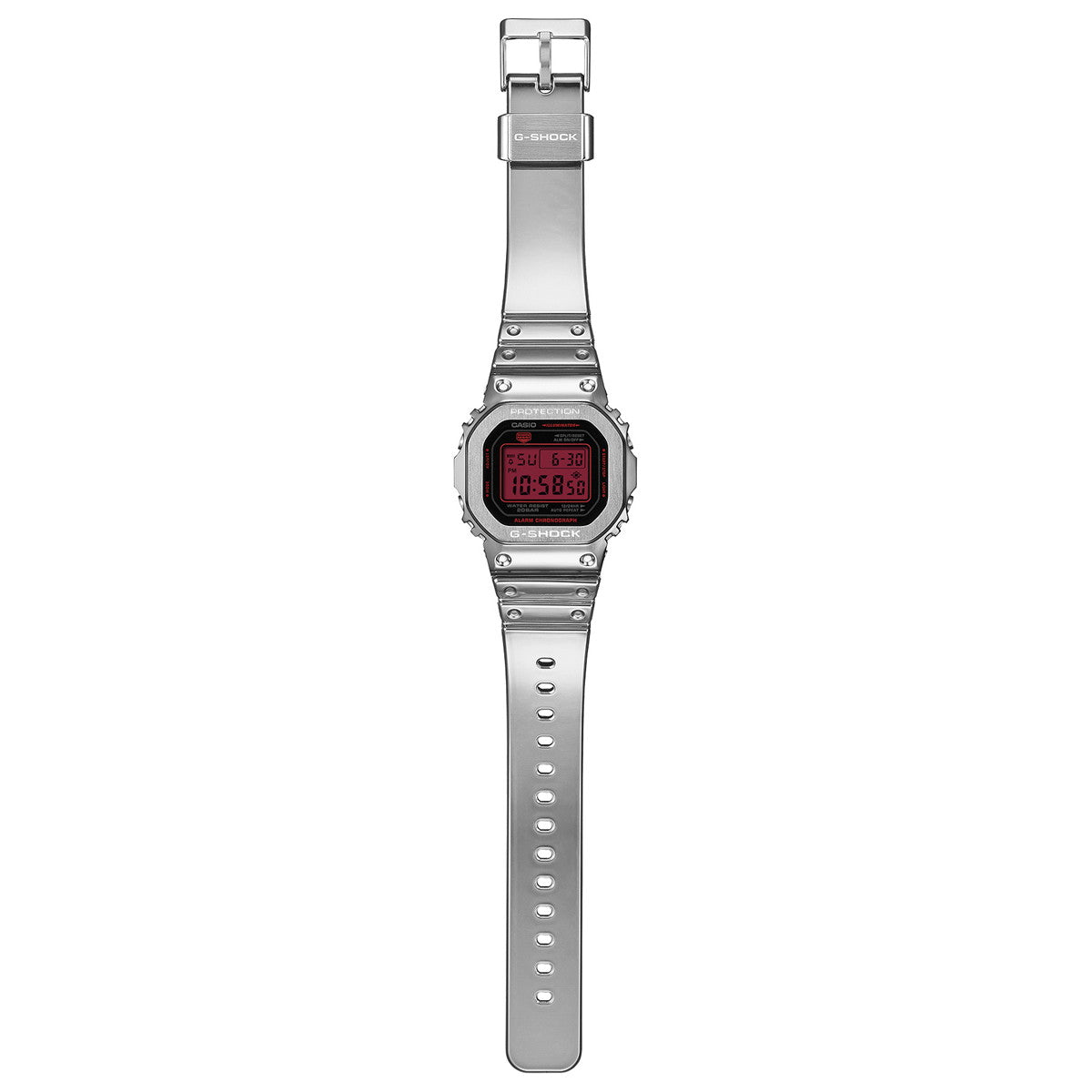 G-SHOCK デジタル カシオ Gショック CASIO 腕時計 メンズ GM-5600YRA-8JF FINE METALLIC SERIES シルバー メタルベゼル【2026 新作】