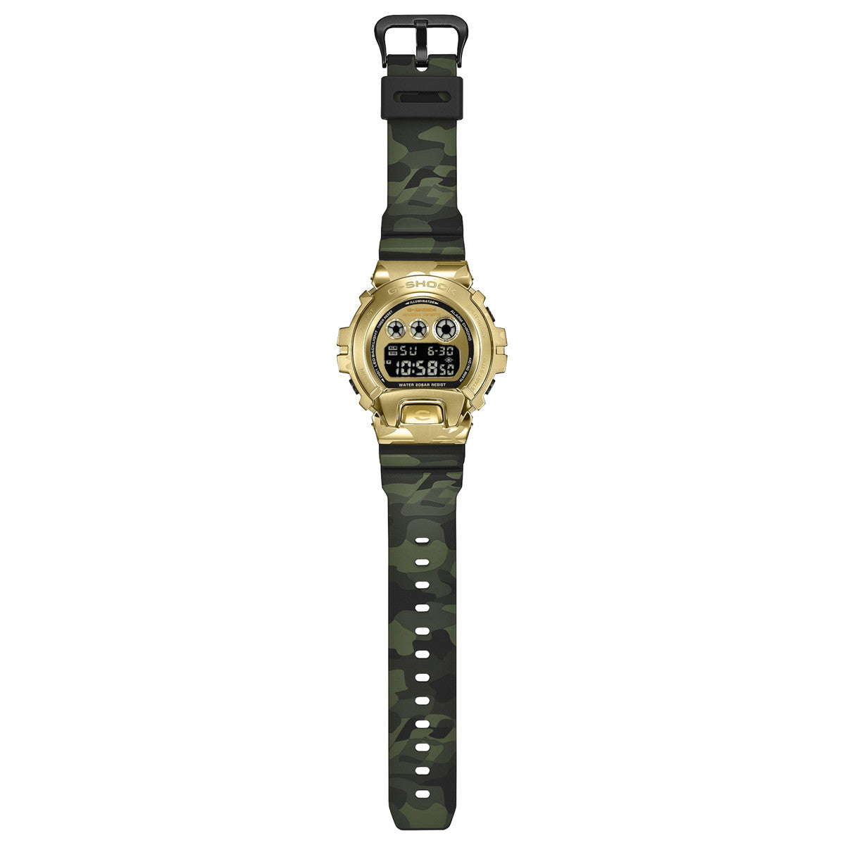 G-SHOCK カシオ Gショック CASIO デジタル 腕時計 メンズ GM-6900CMG-3JF BOLD CAMO Series CAMO AND GOLD【2026 新作】