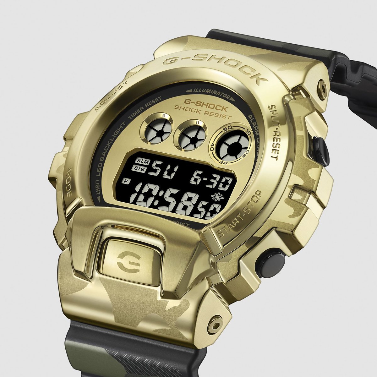 G-SHOCK カシオ Gショック CASIO デジタル 腕時計 メンズ GM-6900CMG-3JF BOLD CAMO Series CAMO AND GOLD【2026 新作】