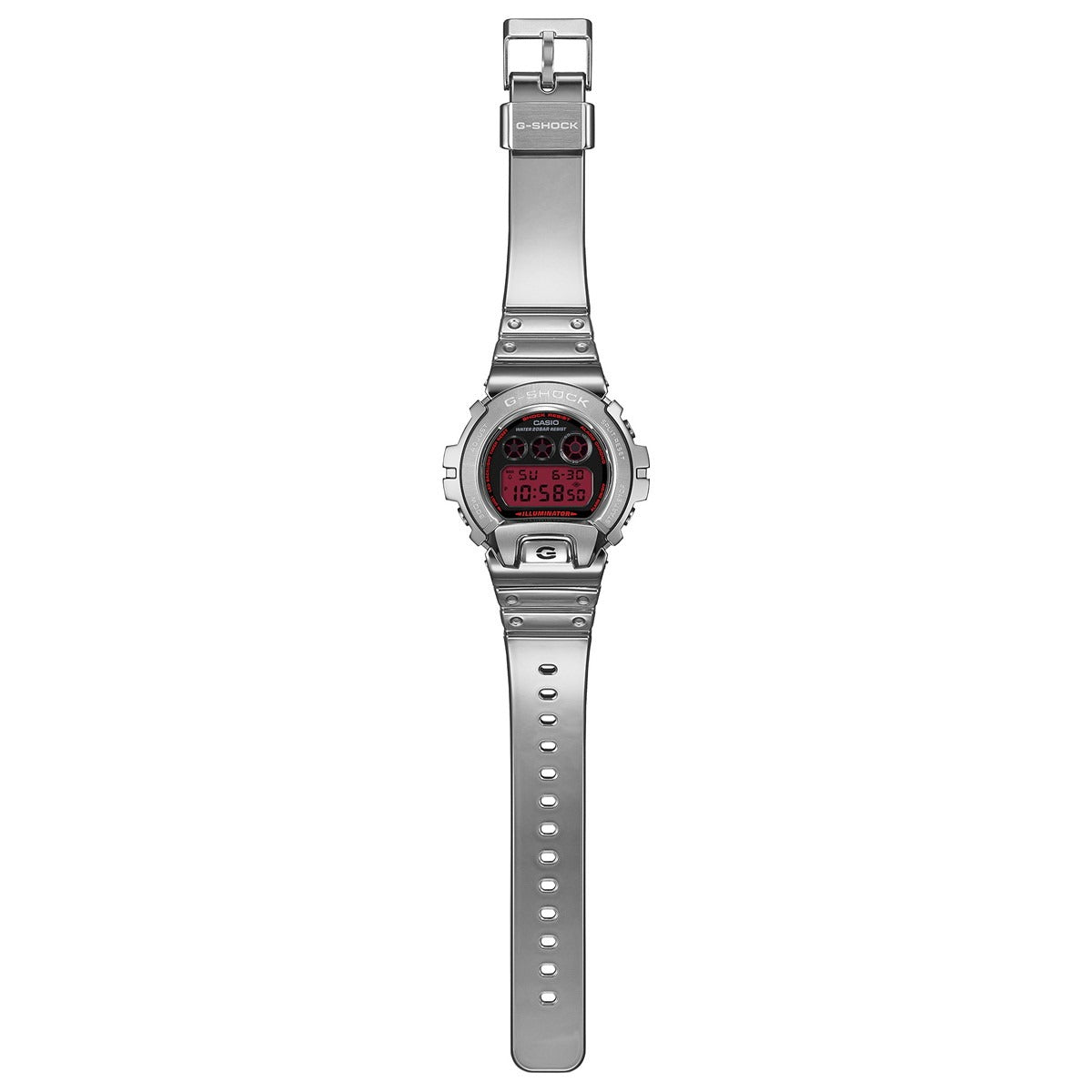 G-SHOCK デジタル カシオ Gショック CASIO 腕時計 メンズ GM-6900YRA-8JF FINE METALLIC SERIES シルバー メタルベゼル【2026 新作】