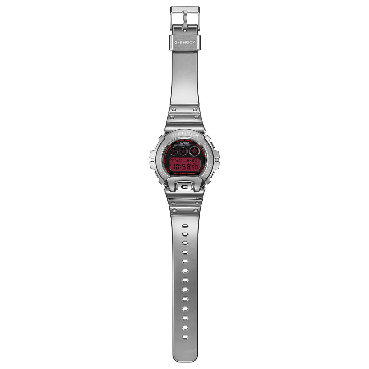 G-SHOCK デジタル カシオ Gショック CASIO 腕時計 メンズ GM-6900YRA-8JF FINE METALLIC SERIES シルバー メタルベゼル【2026 新作】