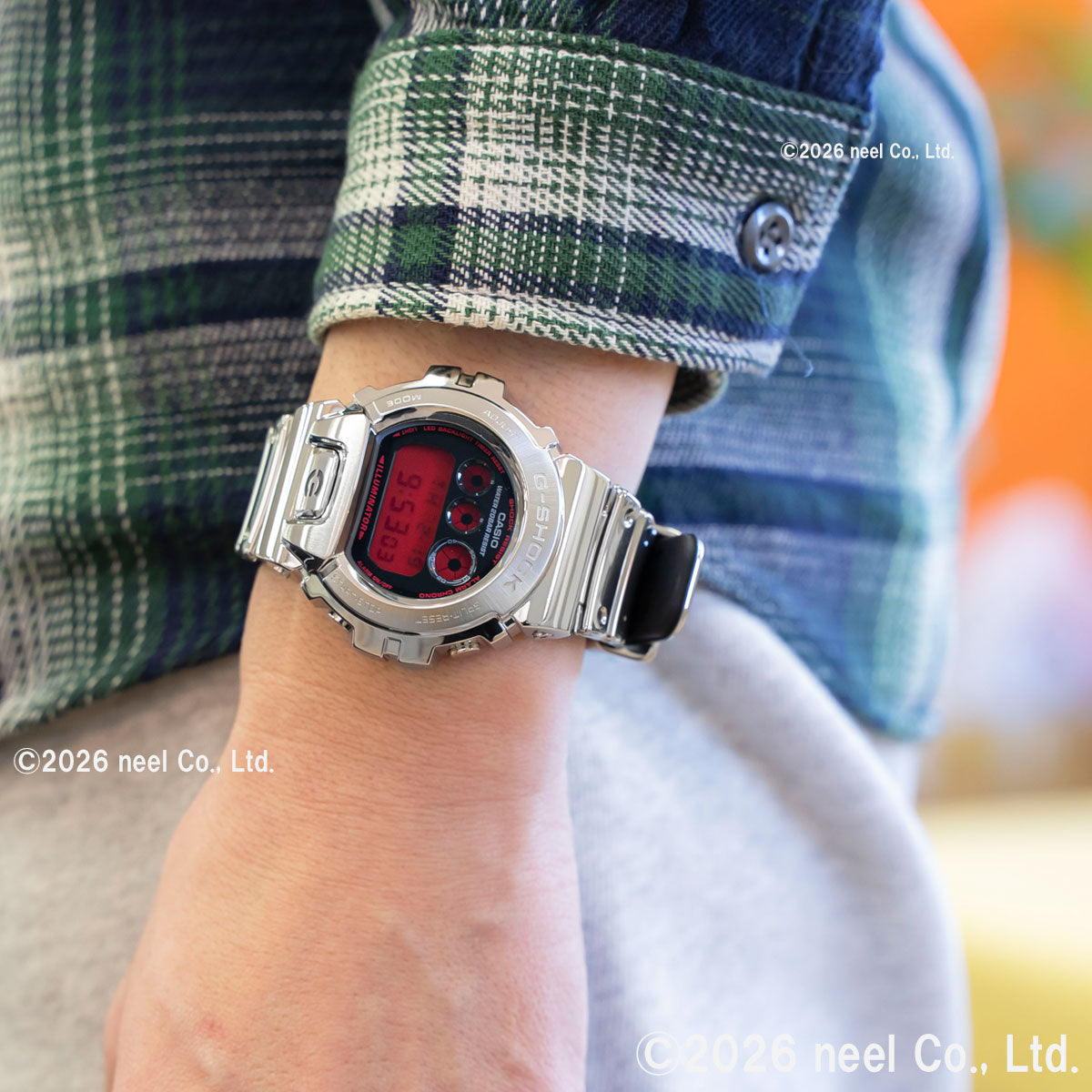 G-SHOCK デジタル カシオ Gショック CASIO 腕時計 メンズ GM-6900YRA-8JF FINE METALLIC SERIES シルバー メタルベゼル【2026 新作】