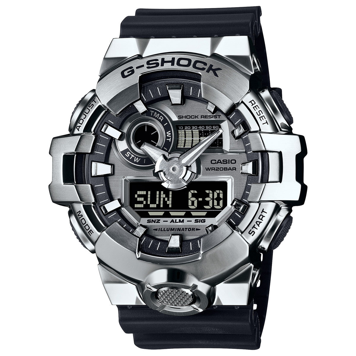 G-SHOCK カシオ Gショック CASIO アナデジ 限定モデル 腕時計 メンズ GM-700-1AJF シルバー【2024 新作】