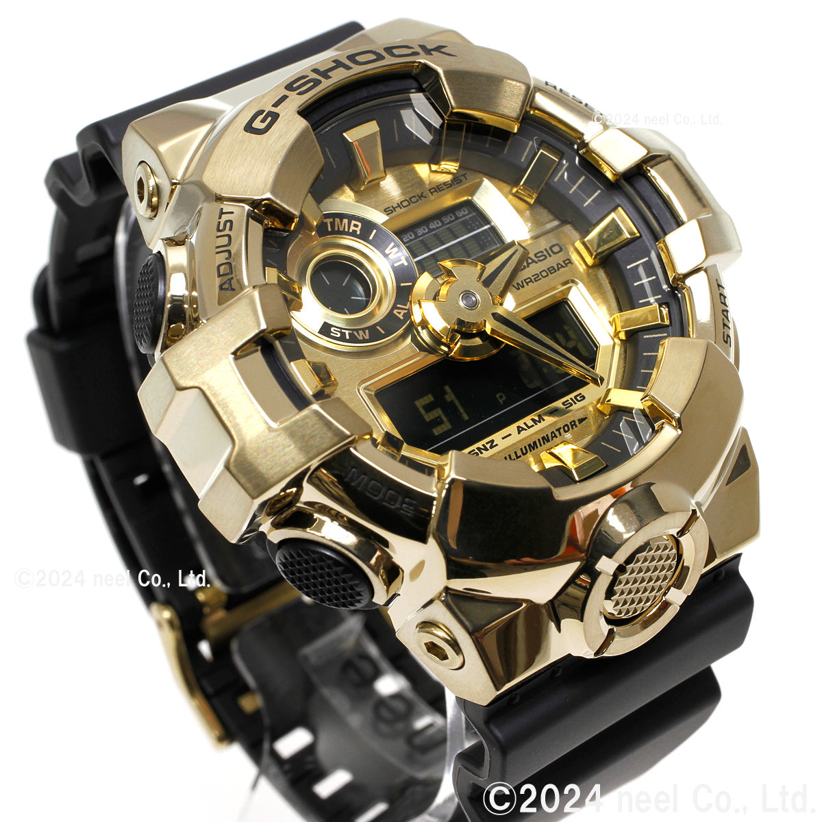 G-SHOCK カシオ Gショック CASIO アナデジ 限定モデル 腕時計 メンズ GM-700G-9AJF ゴールド【2024 新作】