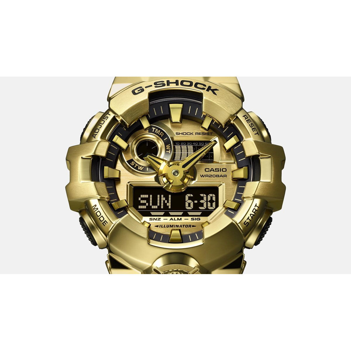 G-SHOCK カシオ Gショック CASIO アナデジ 限定モデル 腕時計 メンズ GM-700G-9AJF ゴールド【2024 新作】