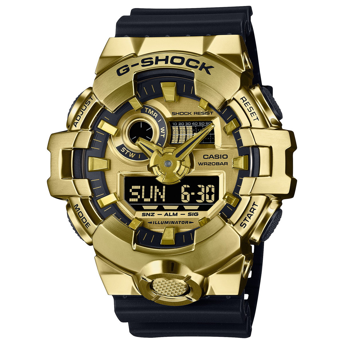 G-SHOCK カシオ Gショック CASIO アナデジ 限定モデル 腕時計 メンズ GM-700G-9AJF ゴールド【2024 新作】