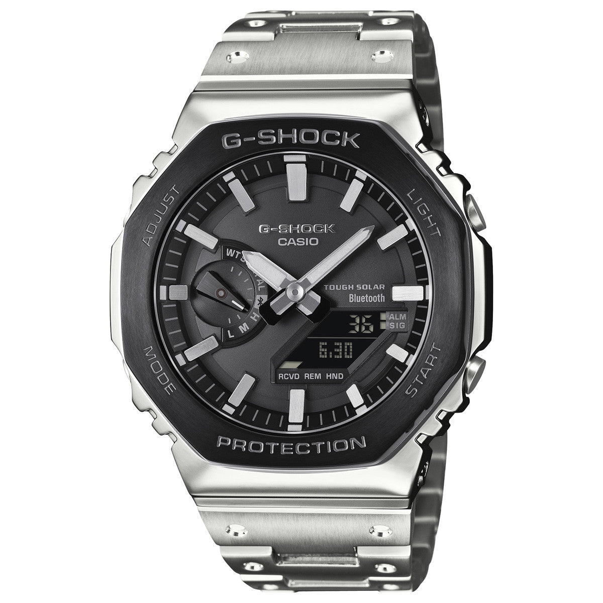 G-SHOCK カシオ Gショック CASIO GM-B2100BT-1AJF タフソーラー フルメタル クロノグラフ 腕時計 メンズ スマートフォンリンク【2025 新作】