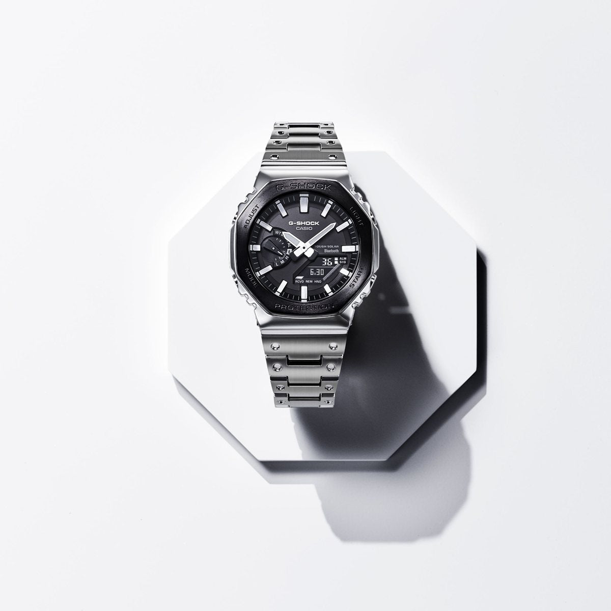 G-SHOCK カシオ Gショック CASIO GM-B2100BT-1AJF タフソーラー フルメタル クロノグラフ 腕時計 メンズ スマートフォンリンク【2025 新作】