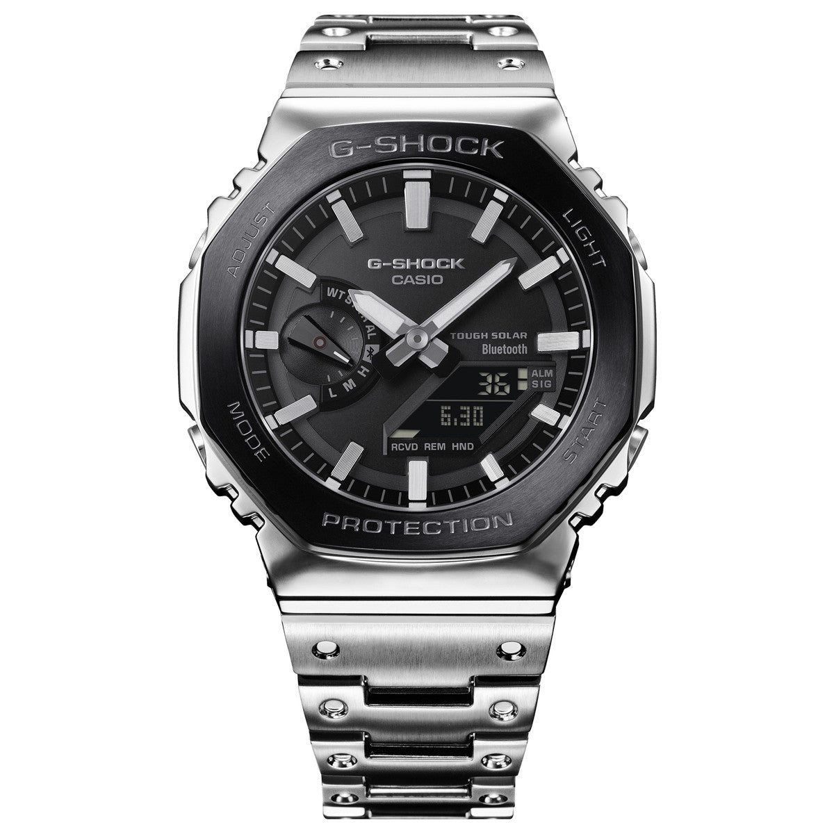 G-SHOCK カシオ Gショック CASIO GM-B2100BT-1AJF タフソーラー フルメタル クロノグラフ 腕時計 メンズ スマートフォンリンク【2025 新作】