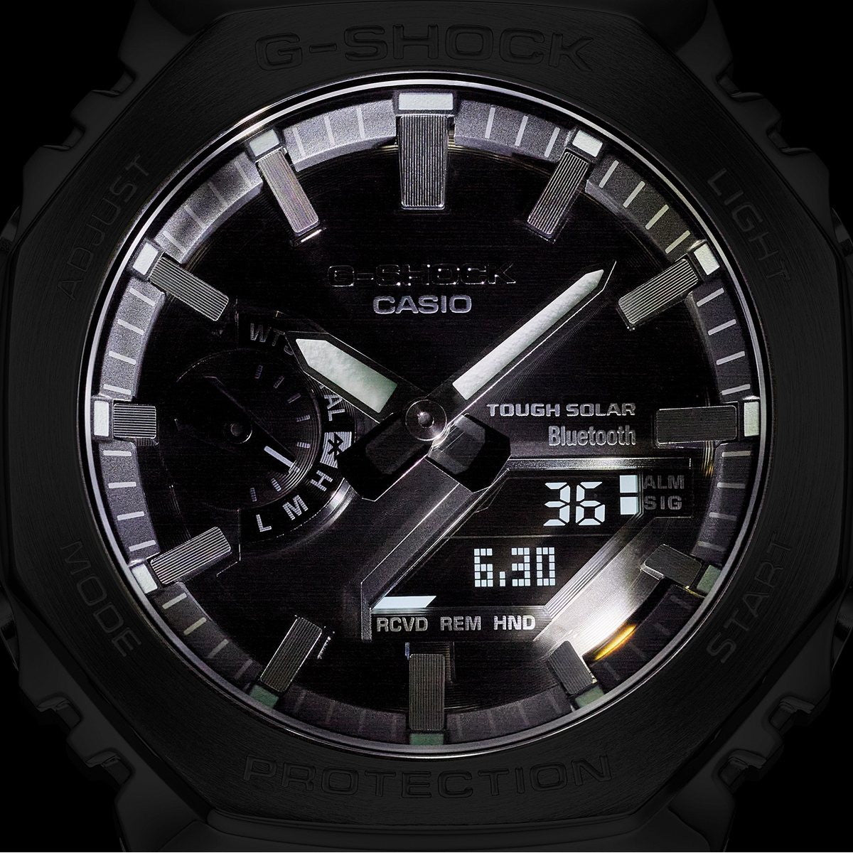 G-SHOCK カシオ Gショック CASIO GM-B2100BT-1AJF タフソーラー フルメタル クロノグラフ 腕時計 メンズ スマートフォンリンク【2025 新作】