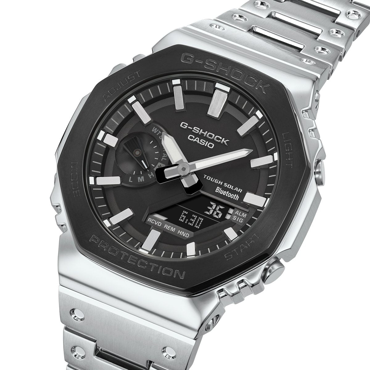 G-SHOCK カシオ Gショック CASIO GM-B2100BT-1AJF タフソーラー フルメタル クロノグラフ 腕時計 メンズ スマートフォンリンク【2025 新作】