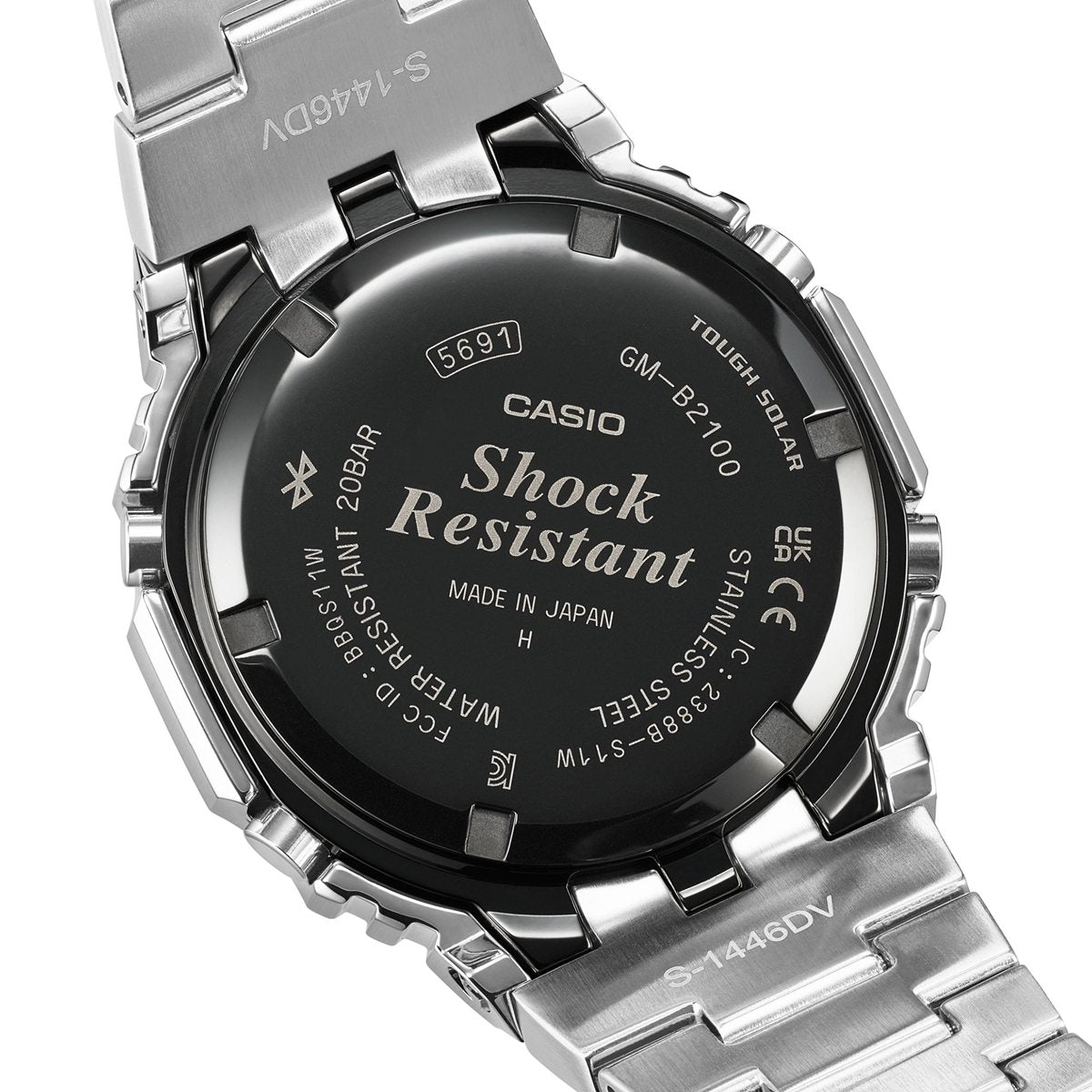 G-SHOCK カシオ Gショック CASIO GM-B2100BT-1AJF タフソーラー フルメタル クロノグラフ 腕時計 メンズ スマートフォンリンク【2025 新作】