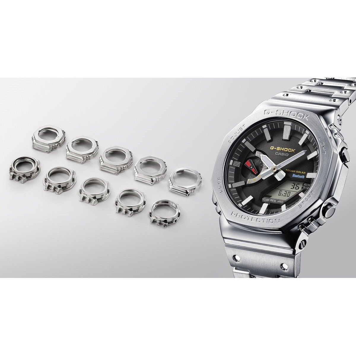 G-SHOCK カシオ Gショック CASIO GM-B2100SD-1CJF タフソーラー フルメタル 腕時計 メンズ スマートフォンリンク