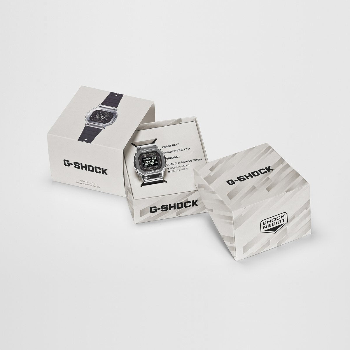 G-SHOCK G-SQUAD カシオ Gショック ジースクワッド CASIO Bluetooth搭載 USB充電対応 ソーラー 腕時計 メンズ GM-H5600-1JR【2026 新作】