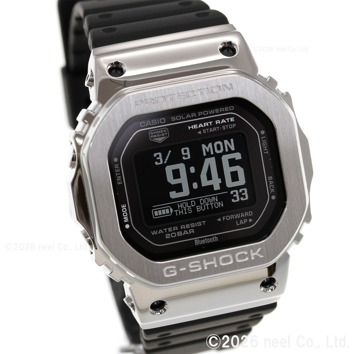 G-SHOCK G-SQUAD カシオ Gショック ジースクワッド CASIO Bluetooth搭載 USB充電対応 ソーラー 腕時計 メンズ GM-H5600-1JR【2026 新作】