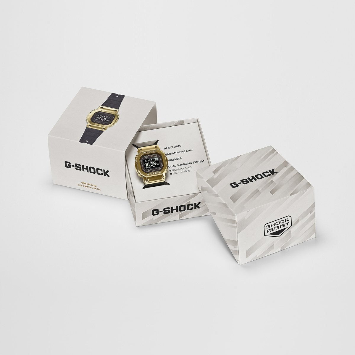 G-SHOCK G-SQUAD カシオ Gショック ジースクワッド CASIO Bluetooth搭載 USB充電対応 ソーラー 腕時計 メンズ GM-H5600-9JR【2026 新作】