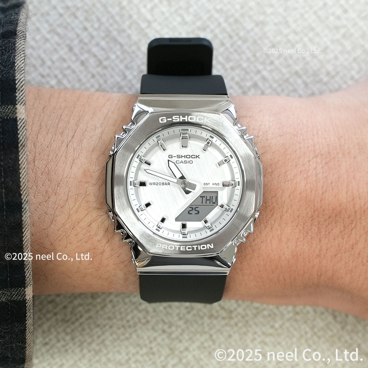 G-SHOCK カシオ Gショック CASIO アナデジ 腕時計 メンズ GM-S2110-1A7JF シルバー