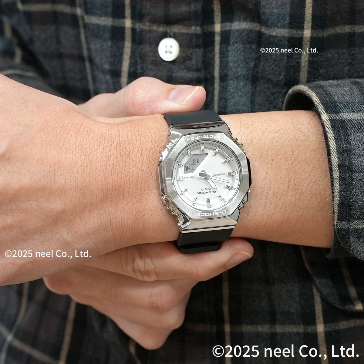 G-SHOCK カシオ Gショック CASIO アナデジ 腕時計 メンズ GM-S2110-1A7JF シルバー