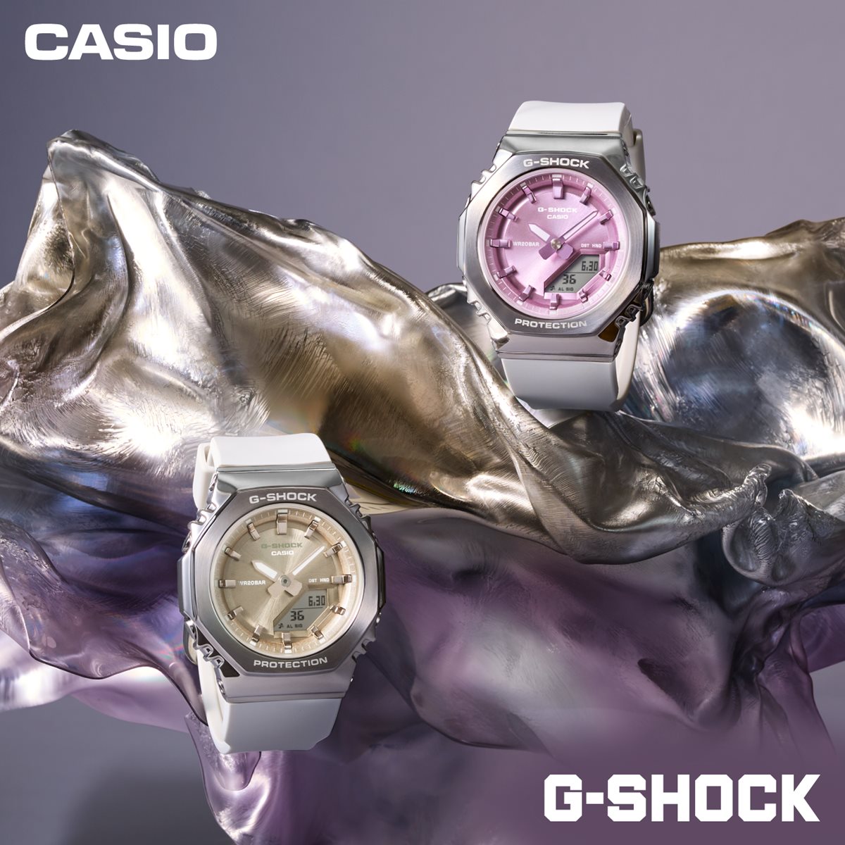 G-SHOCK カシオ Gショック CASIO アナデジ 腕時計 メンズ レディース GM-S2110-7A6JF パープル【2024 新作】