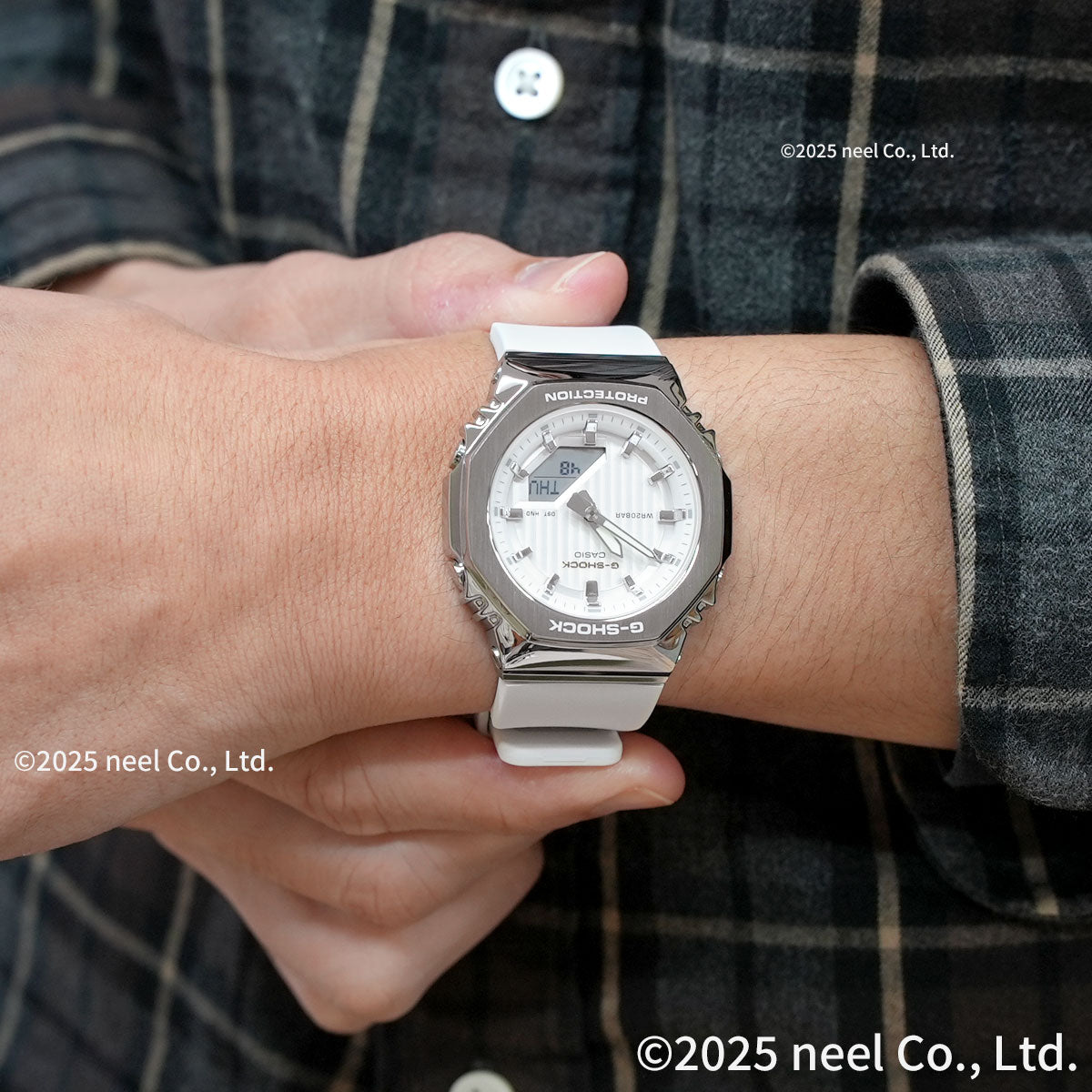G-SHOCK アナデジ カシオ Gショック CASIO 腕時計 レディース GM-S2110SH-7AJF プレシャスハートセレクション 2025年限定 ホワイト 流れ星