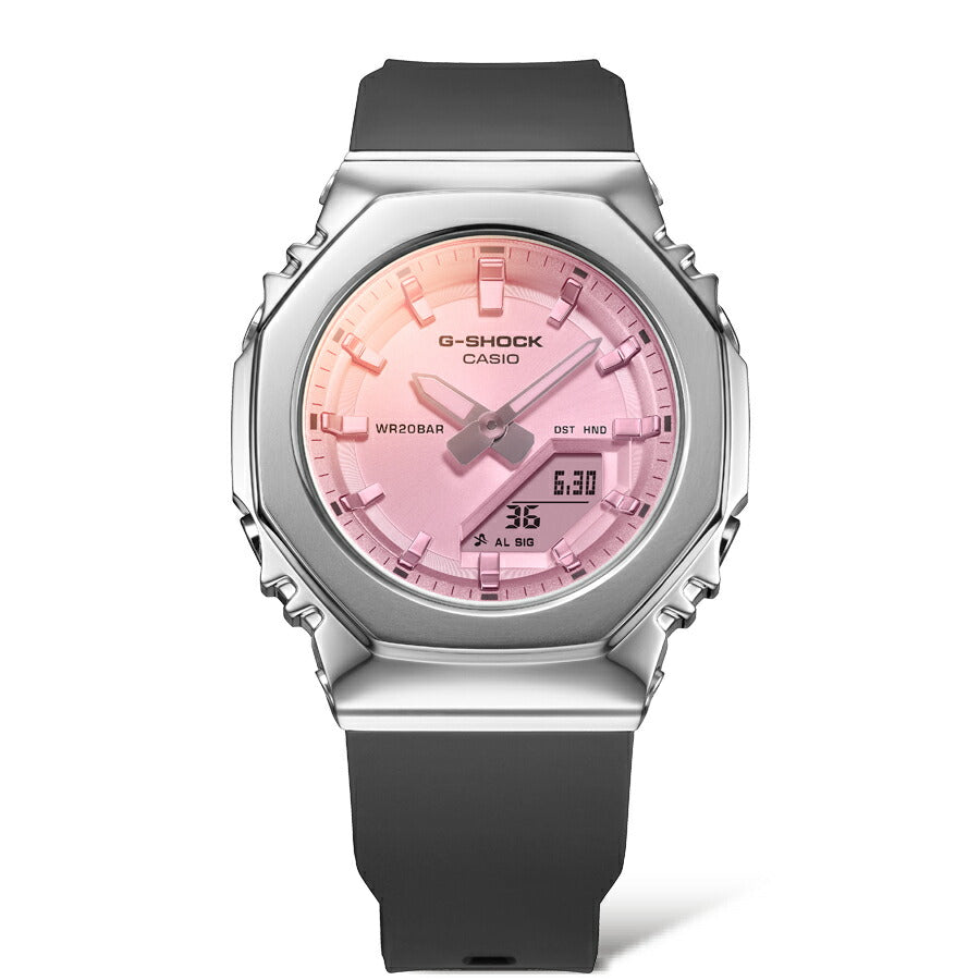 G-SHOCK カシオ Gショック CASIO アナデジ 腕時計 メンズ レディース GM-S2110SR-1AJF メタルベゼル ピンク【2026 新作】
