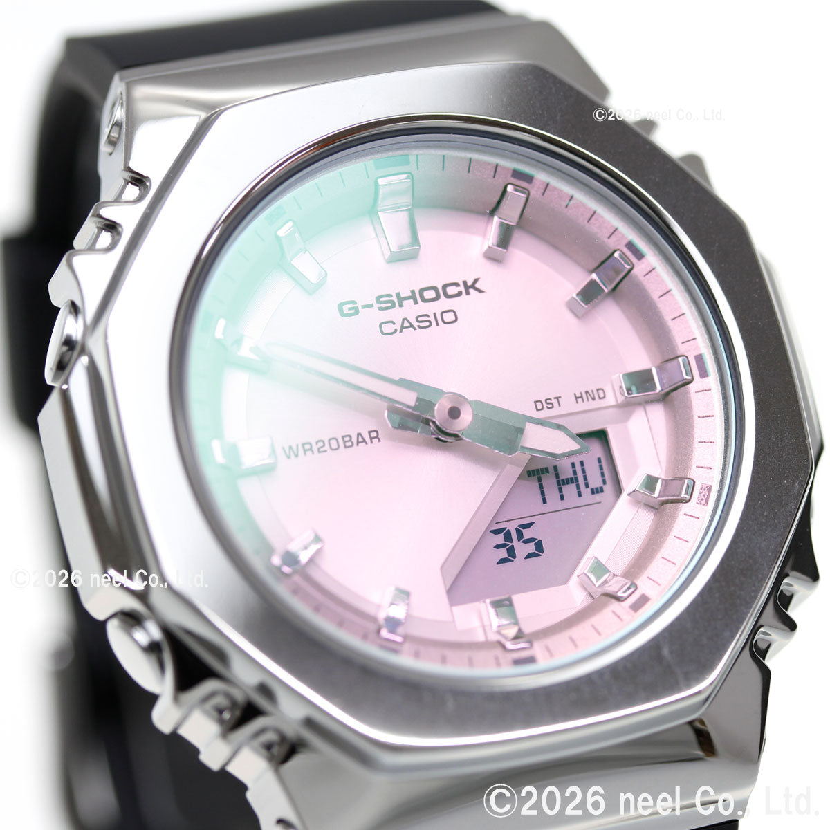 G-SHOCK カシオ Gショック CASIO アナデジ 腕時計 メンズ レディース GM-S2110SR-1AJF メタルベゼル ピンク【2026 新作】