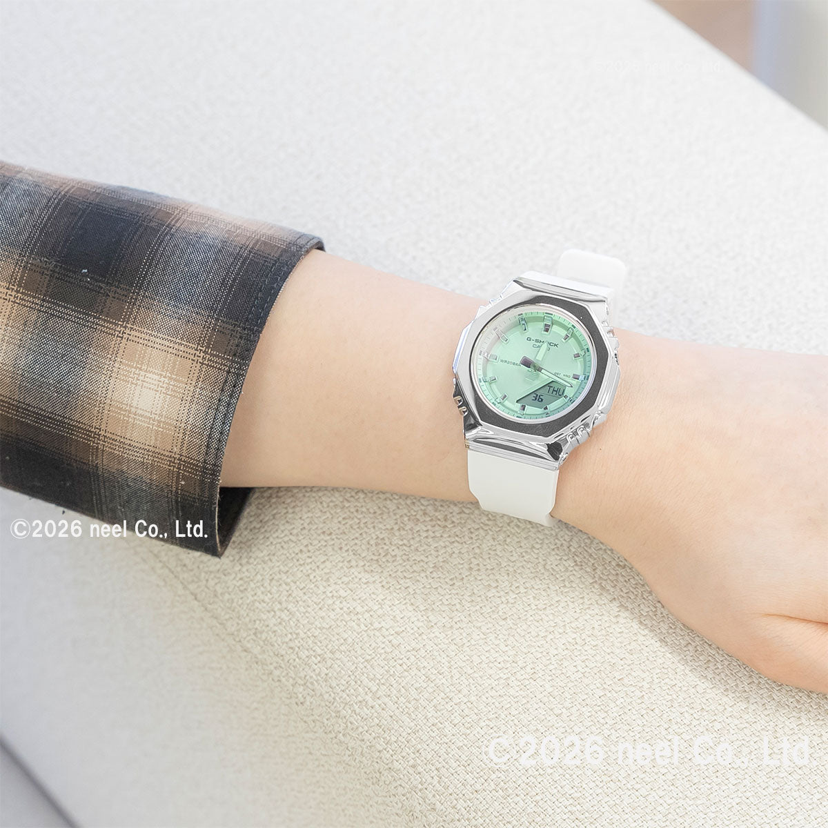 G-SHOCK カシオ Gショック CASIO アナデジ 腕時計 メンズ レディース GM-S2110SR-7AJF メタルベゼル グリーン【2026 新作】