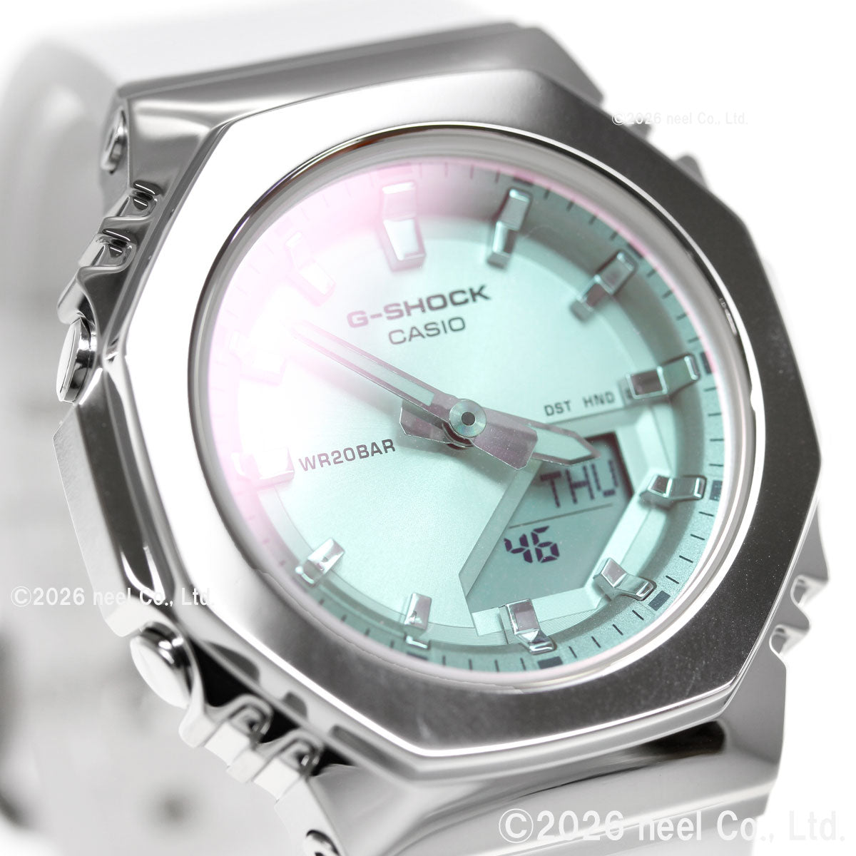 G-SHOCK カシオ Gショック CASIO アナデジ 腕時計 メンズ レディース GM-S2110SR-7AJF メタルベゼル グリーン【2026 新作】