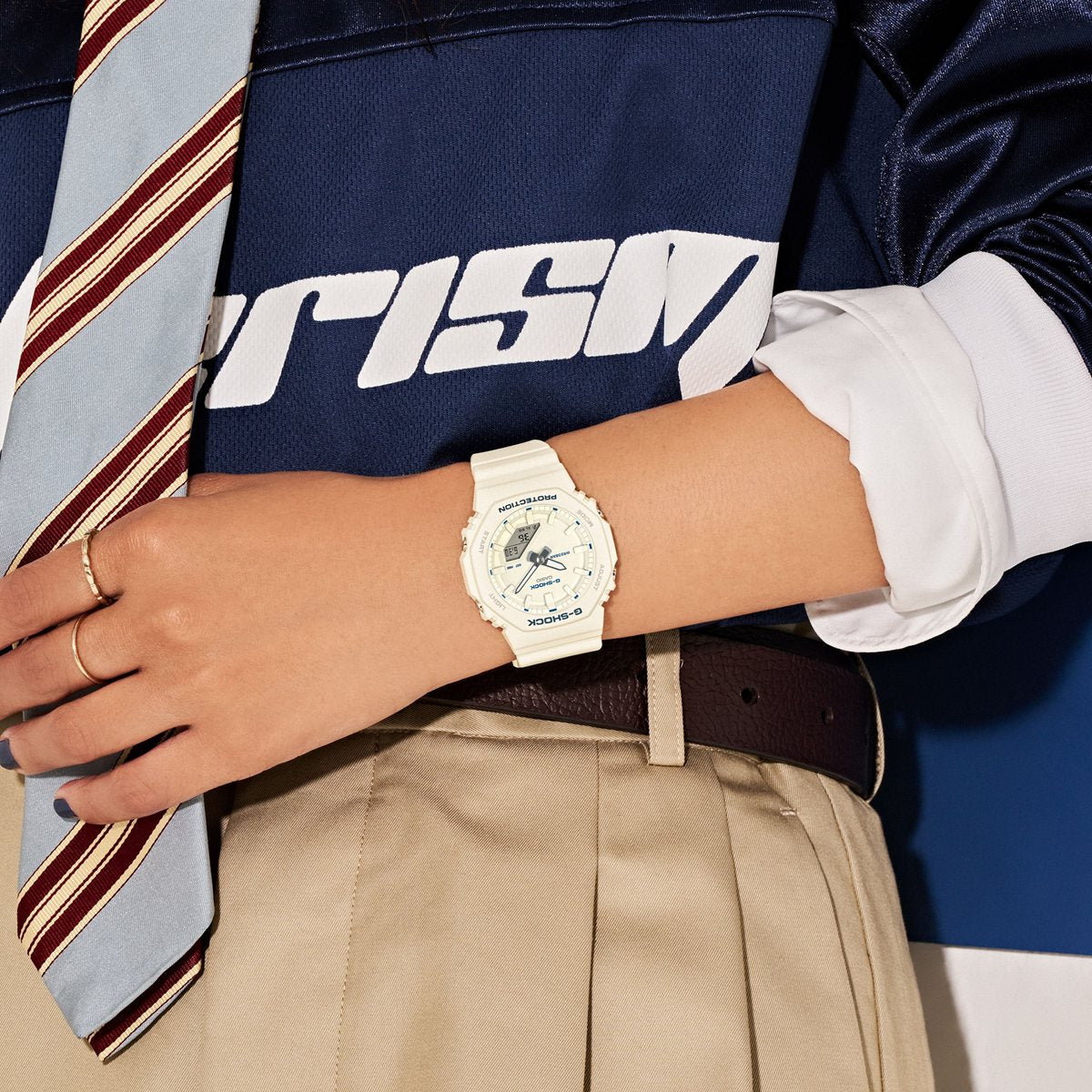 G-SHOCK カシオ Gショック CASIO アナデジ 腕時計 メンズ レディース GMA-P2100BA-7AJF アイボリー【2026 新作】