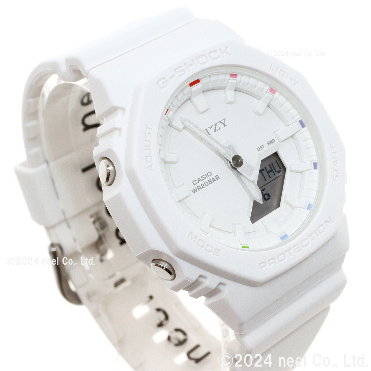 G-SHOCK カシオ Gショック CASIO アナデジ ITZYコラボ 限定モデル 腕時計 メンズ レディース GMA-P2100IT-7AJR GMA-P2100 ホワイト【2024 新作】