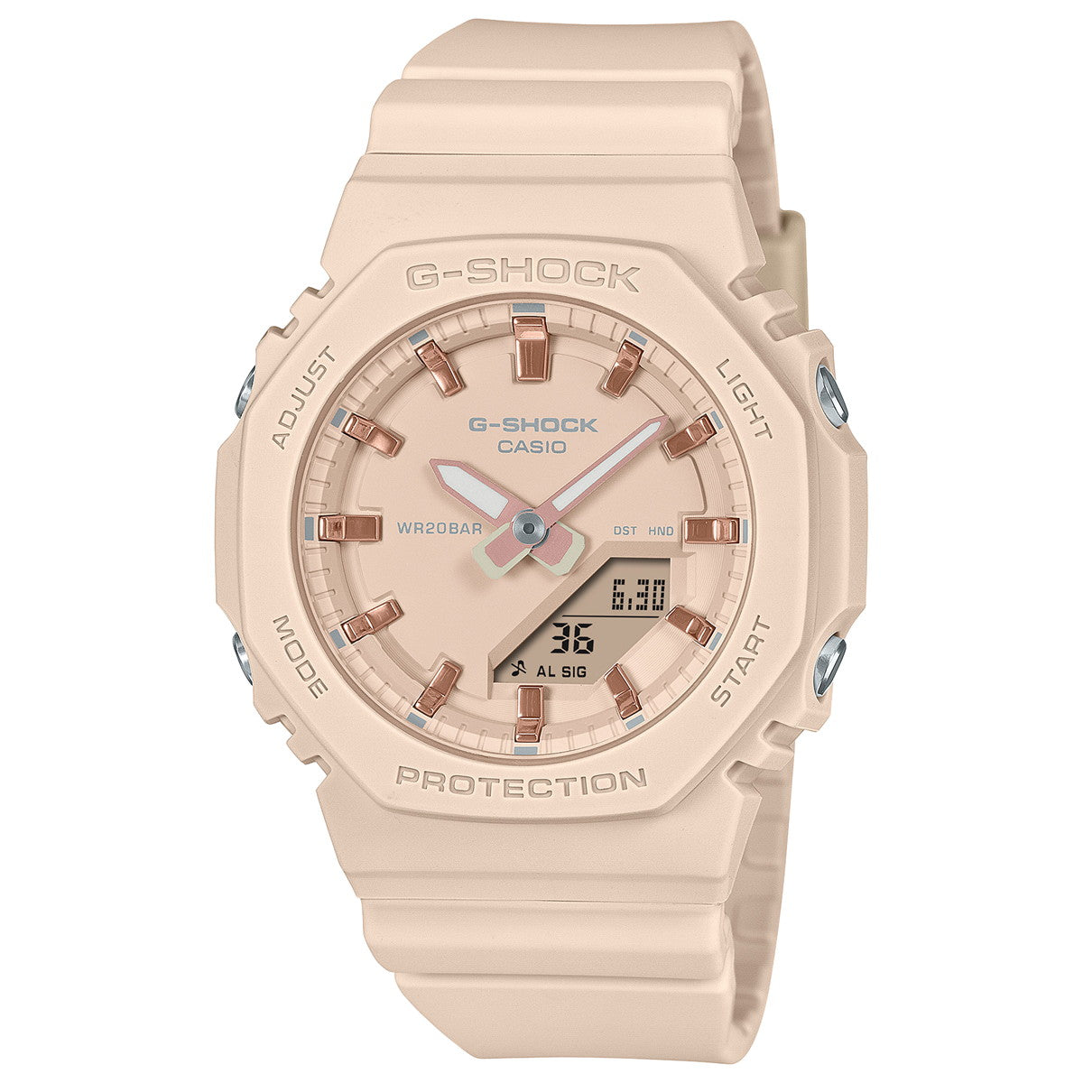 G-SHOCK カシオ Gショック CASIO アナデジ 腕時計 メンズ レディース GMA-P2100M-4AJF ベージュピンク