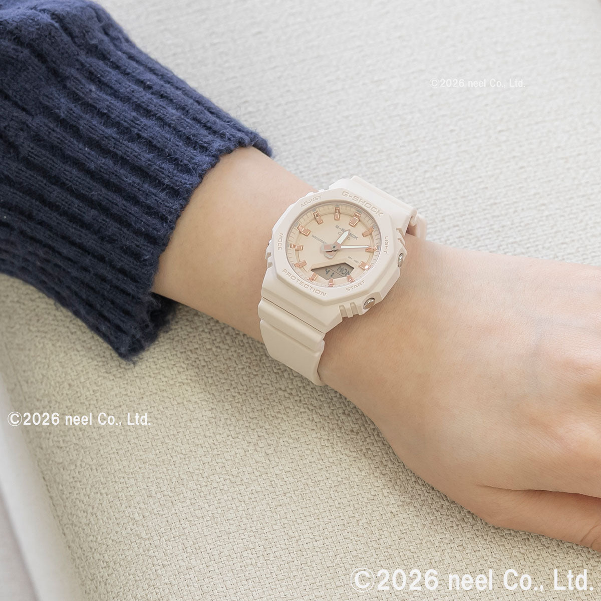 G-SHOCK カシオ Gショック CASIO アナデジ 腕時計 メンズ レディース GMA-P2100M-4AJF ベージュピンク
