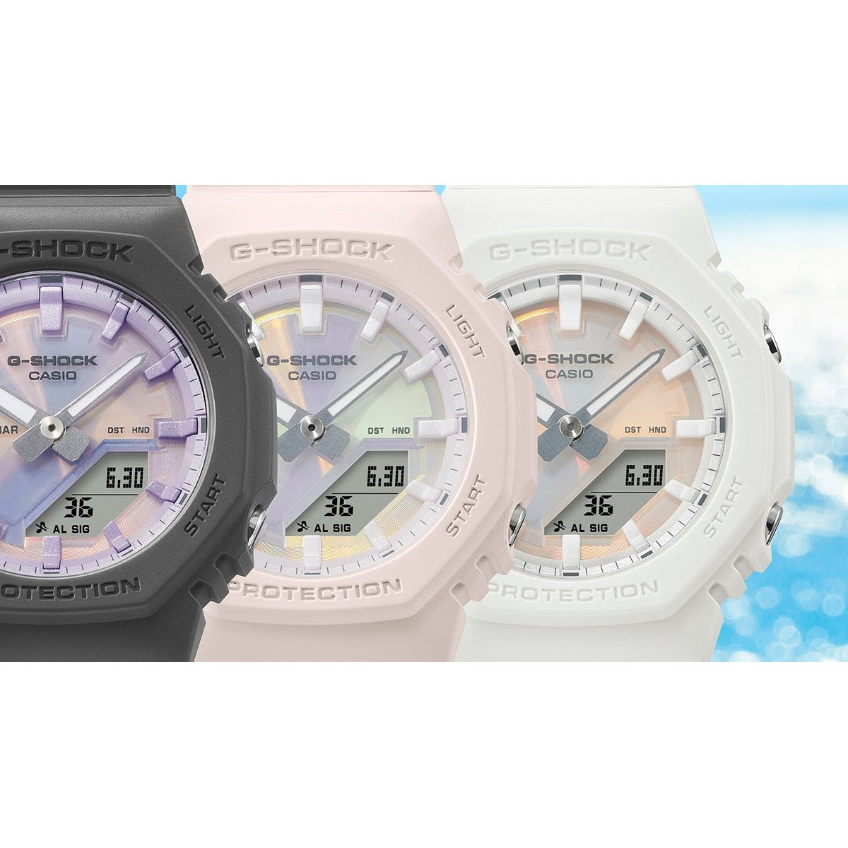 G-SHOCK カシオ Gショック CASIO アナデジ 腕時計 メンズ レディース GMA-P2100PC-7AJF ホワイト【2025 新作】