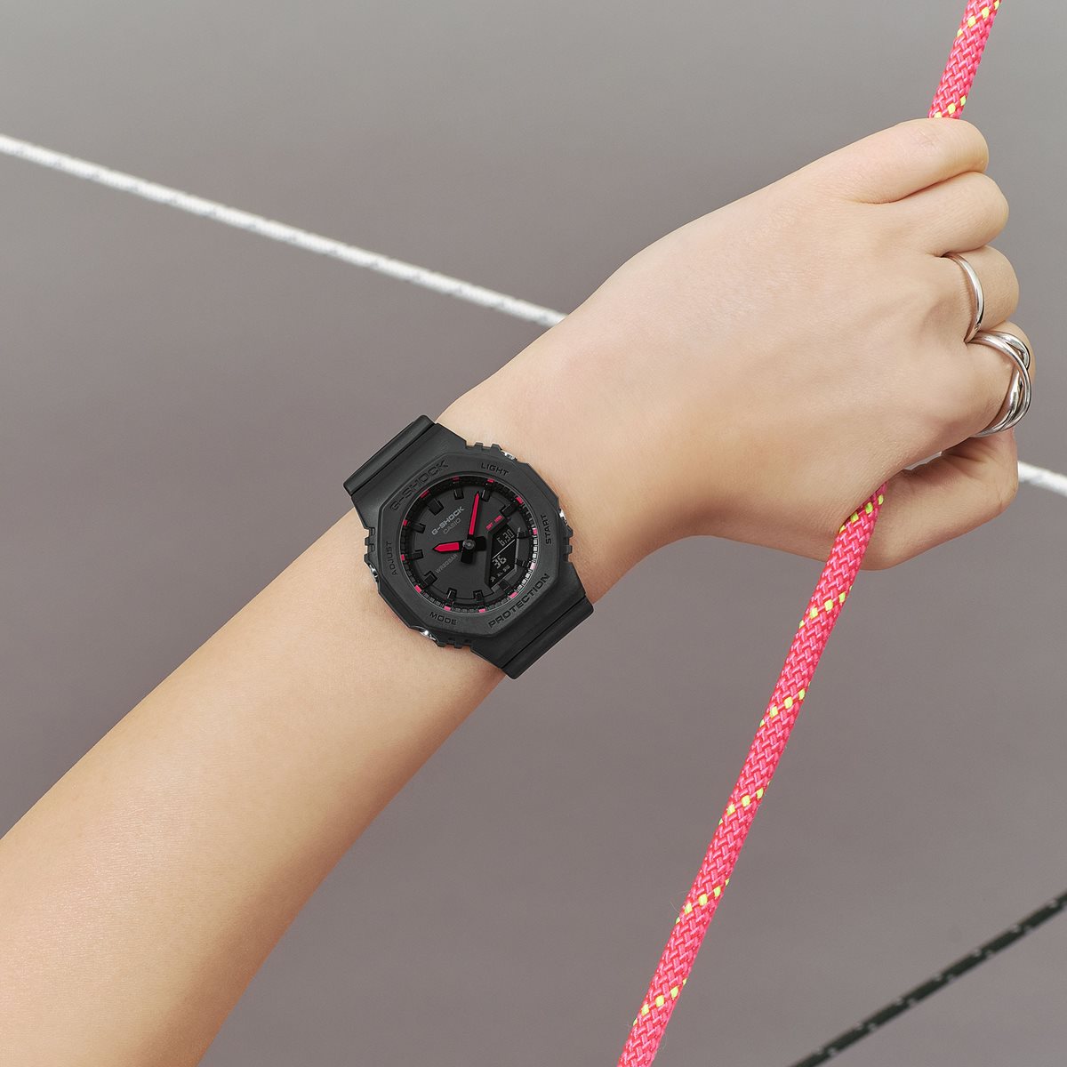 G-SHOCK カシオ Gショック CASIO アナデジ 腕時計 メンズ レディース GMA-P2100SA-1A1JF オールブラック【2025 新作】