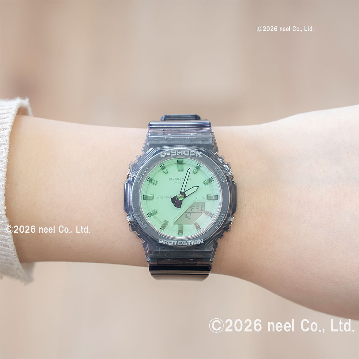 G-SHOCK カシオ Gショック CASIO アナデジ 腕時計 メンズ レディース GMA-P2100SR-1AJF グリーン【2026 新作】