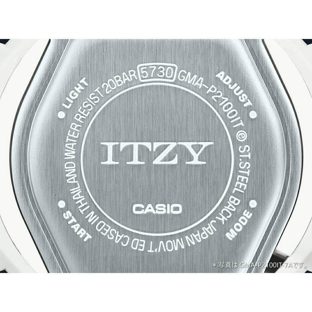 G-SHOCK カシオ Gショック CASIO アナデジ ITZYコラボ 限定モデル 腕時計 メンズ レディース GMA-P2100ZY-1AJR GMA-P2100 スケルトンブラック【2024 新作】