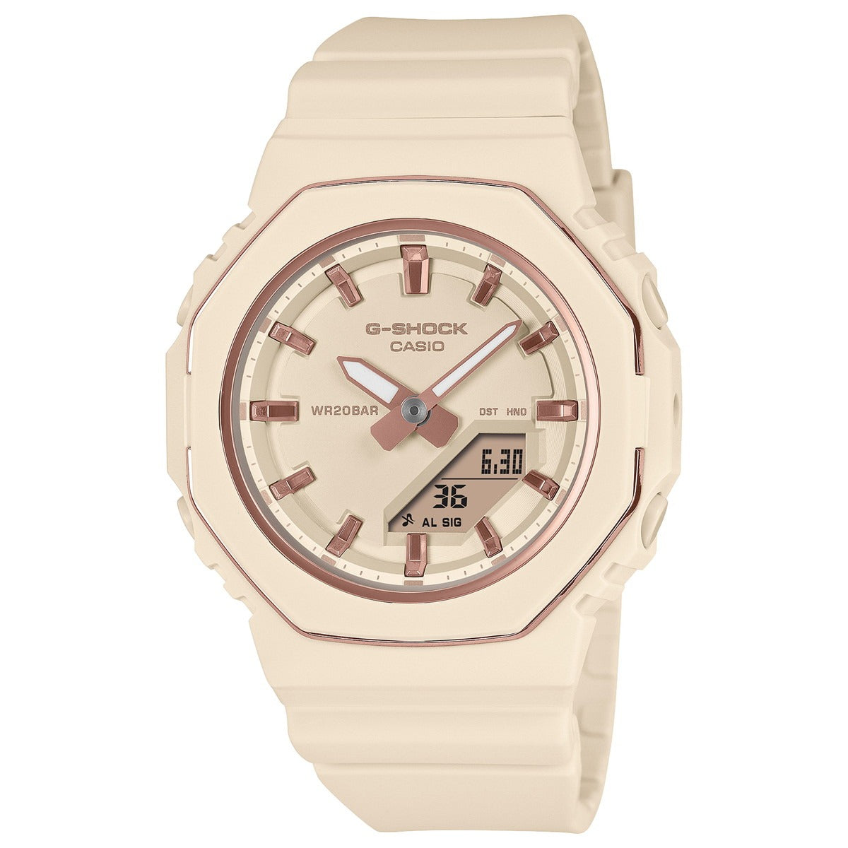 G-SHOCK カシオ Gショック CASIO アナデジ 腕時計 メンズ レディース GMA-P2110-4AJF ベージュピンク