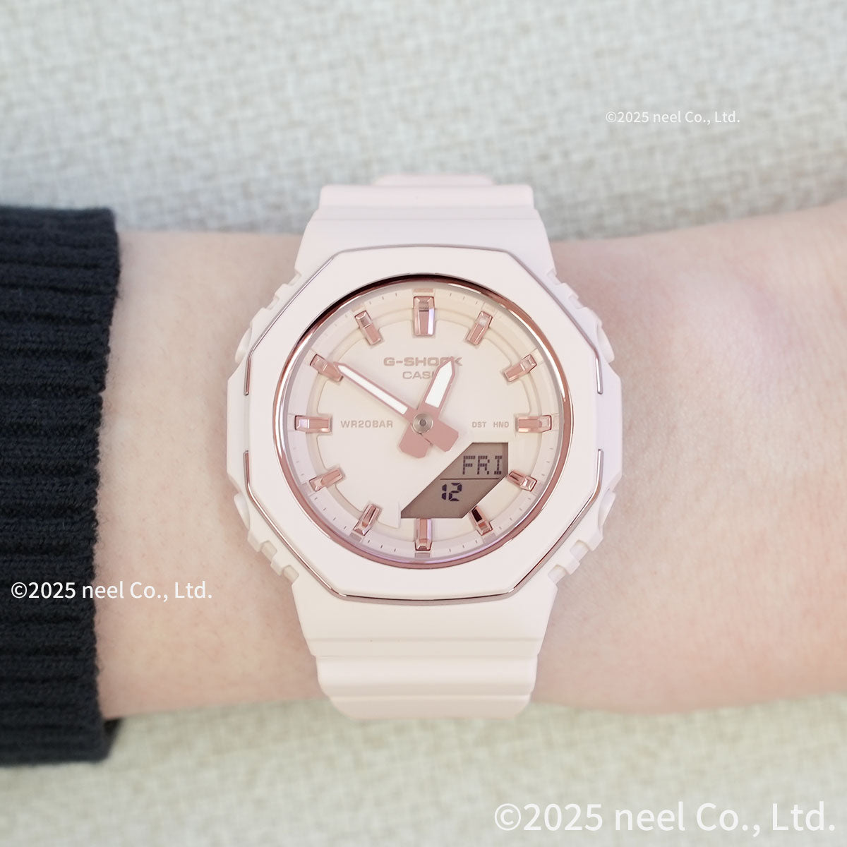 G-SHOCK カシオ Gショック CASIO アナデジ 腕時計 メンズ レディース GMA-P2110-4AJF ベージュピンク