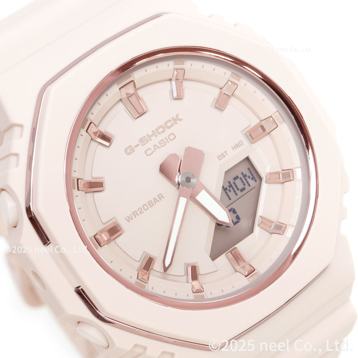 G-SHOCK カシオ Gショック CASIO アナデジ 腕時計 メンズ レディース GMA-P2110-4AJF ベージュピンク