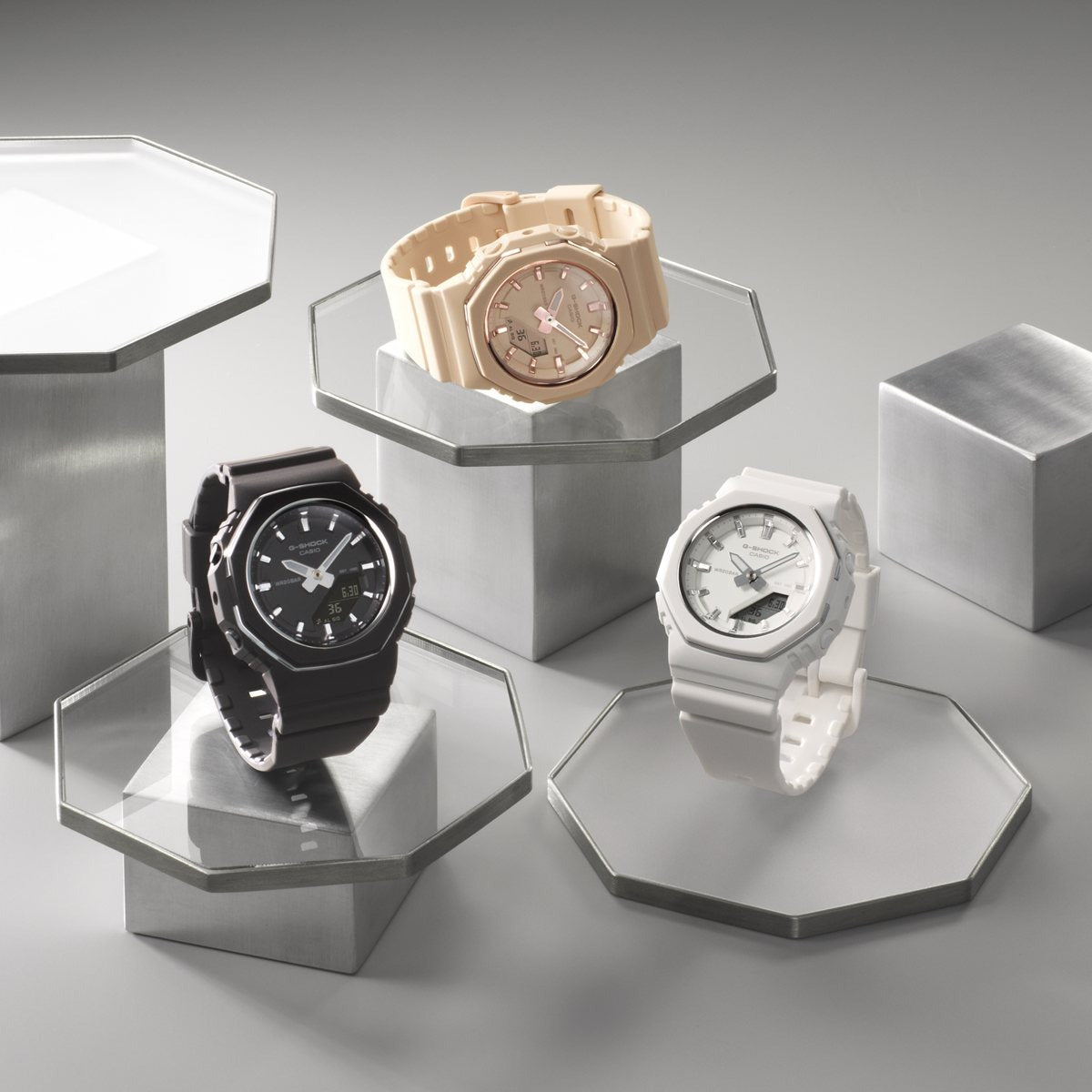 G-SHOCK カシオ Gショック CASIO アナデジ 腕時計 メンズ レディース GMA-P2110-7AJF ホワイト