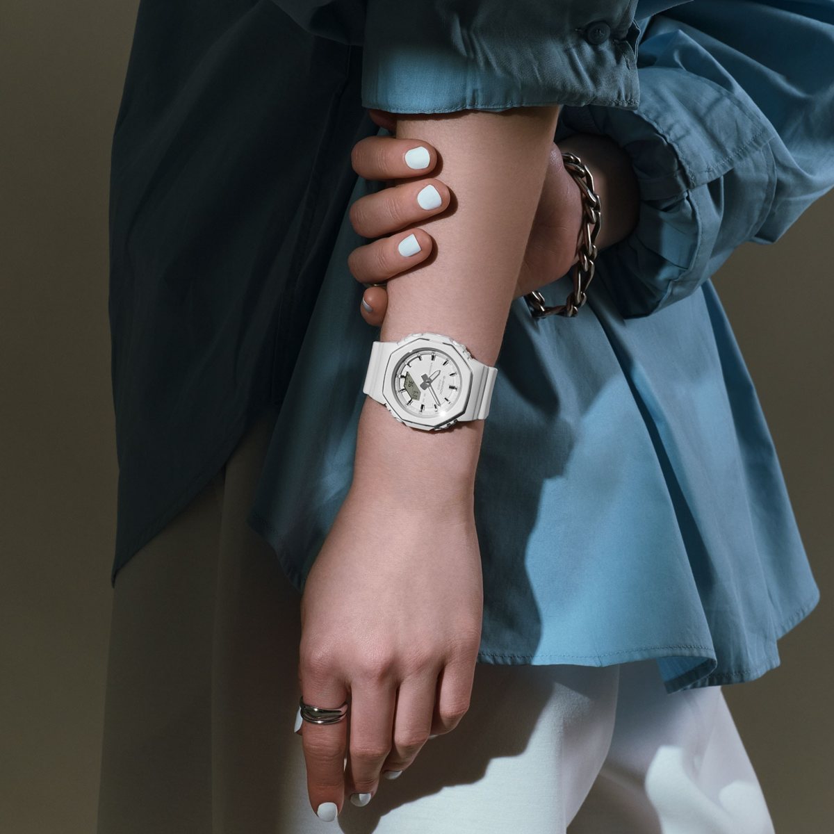 G-SHOCK カシオ Gショック CASIO アナデジ 腕時計 メンズ レディース GMA-P2110-7AJF ホワイト【2025 新作】