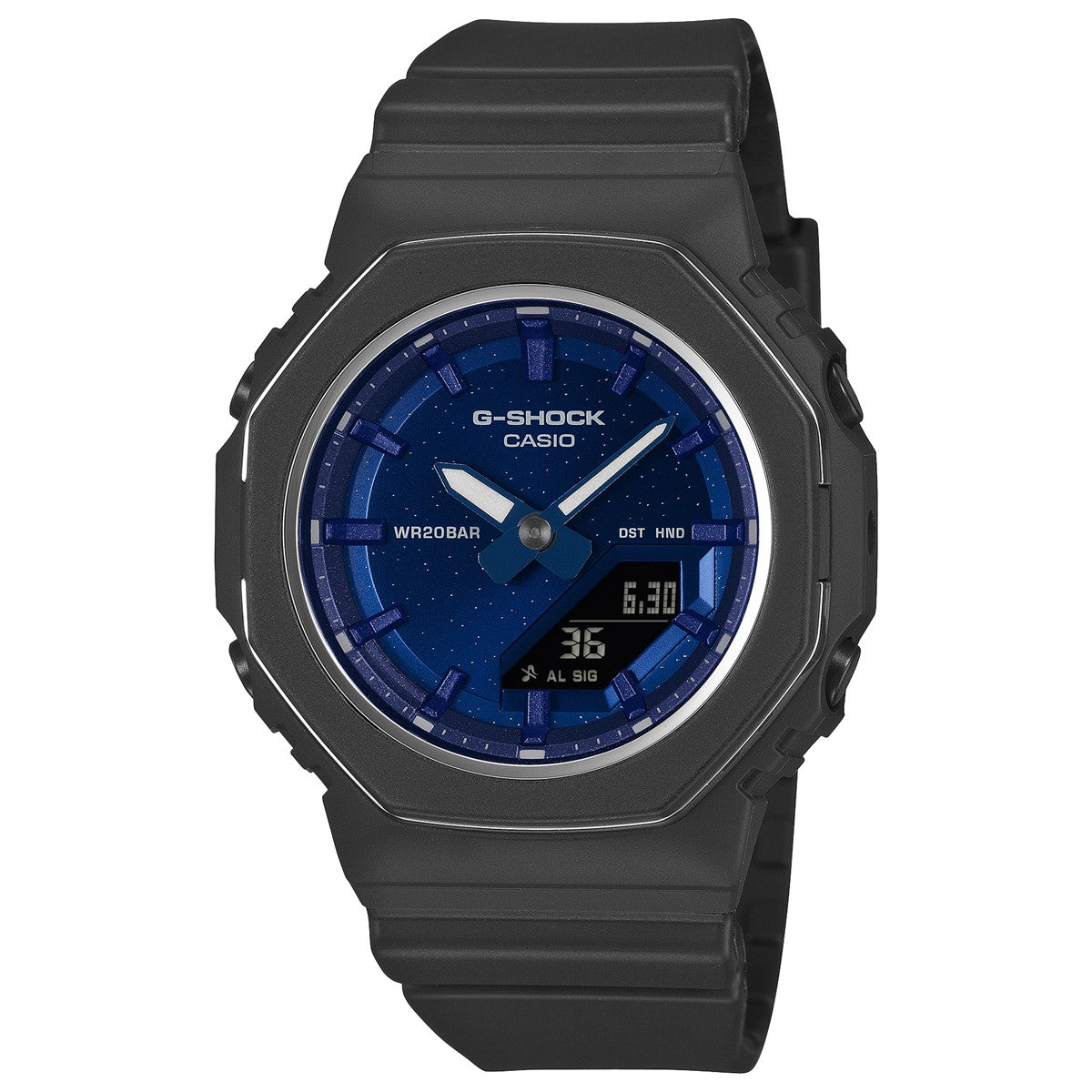 G-SHOCK カシオ Gショック CASIO アナデジ 腕時計 メンズ レディース GMA-P2110SC-2AJF ネイビー 天然石 ラピスラズリ イメージ【2025 新作】