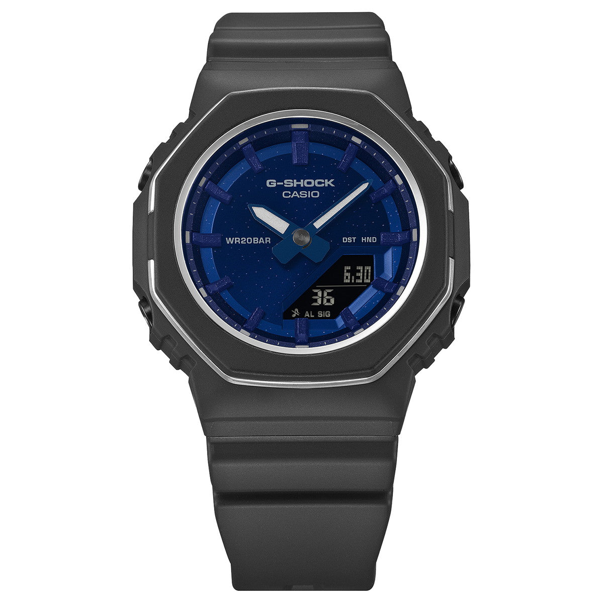 G-SHOCK カシオ Gショック CASIO アナデジ 腕時計 メンズ レディース GMA-P2110SC-2AJF ネイビー 天然石 ラピスラズリ イメージ【2025 新作】