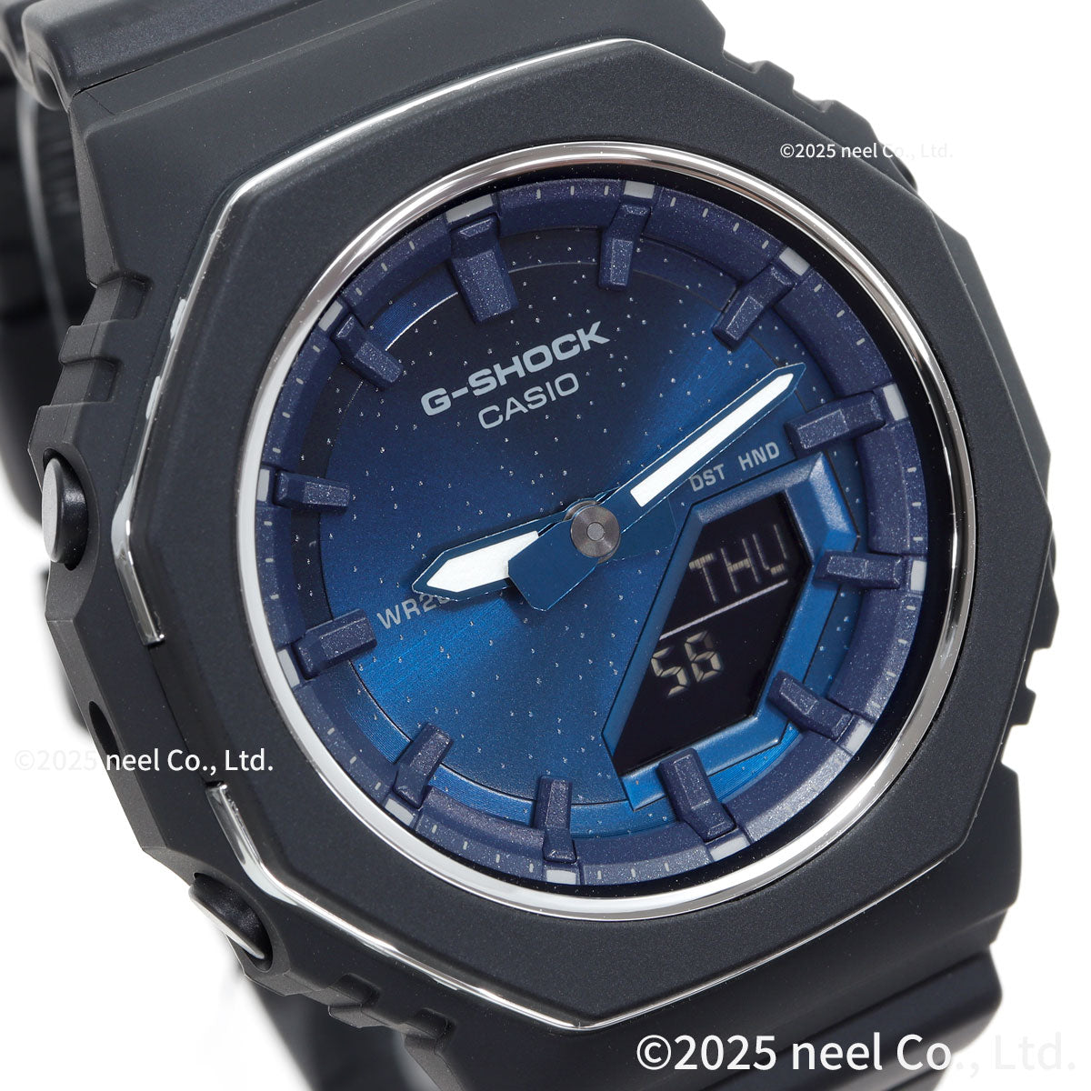 G-SHOCK カシオ Gショック CASIO アナデジ 腕時計 メンズ レディース GMA-P2110SC-2AJF ネイビー 天然石 ラピスラズリ イメージ