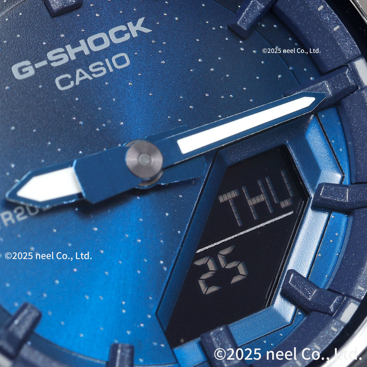 G-SHOCK カシオ Gショック CASIO アナデジ 腕時計 メンズ レディース GMA-P2110SC-2AJF ネイビー 天然石 ラピスラズリ イメージ